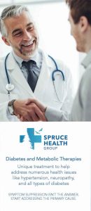 cover image of spruce health group diabetes and metabolic therapies brochure